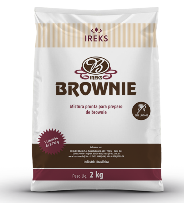 BOLO BROWNIE SACO 2KG