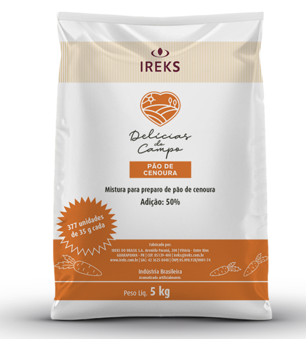 PAO DE CENOURA C50 SACO 5KG