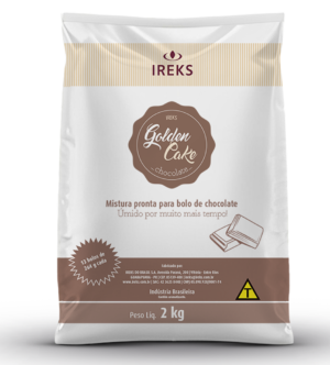 BOLO GOLDEN CAKE CHOCOLATE SACO 2KG