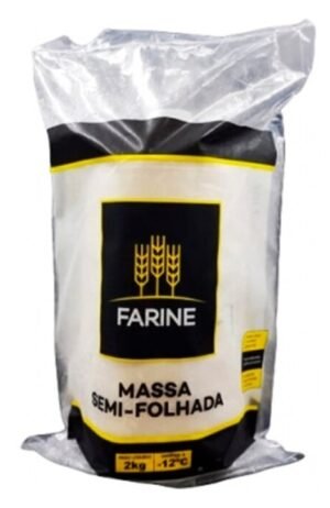 MASSA SEMI FOLHADA COM 2KG