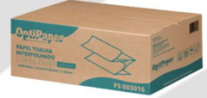 PAPEL TOALHA INTERFOLHADO OPTIPAPER FOLHA SIMPLES 2000 FOLHAS
