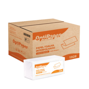 PAPEL TOALHA INTERFOLHADO OPTIPAPER FOLHA SIMPLES 4500 FOLHAS