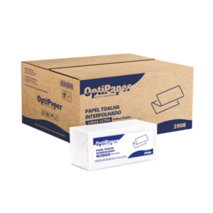 PAPEL TOALHA INTERFOLHADO OPTIPAPER FOLHA DUPLA 2400 FOLHAS