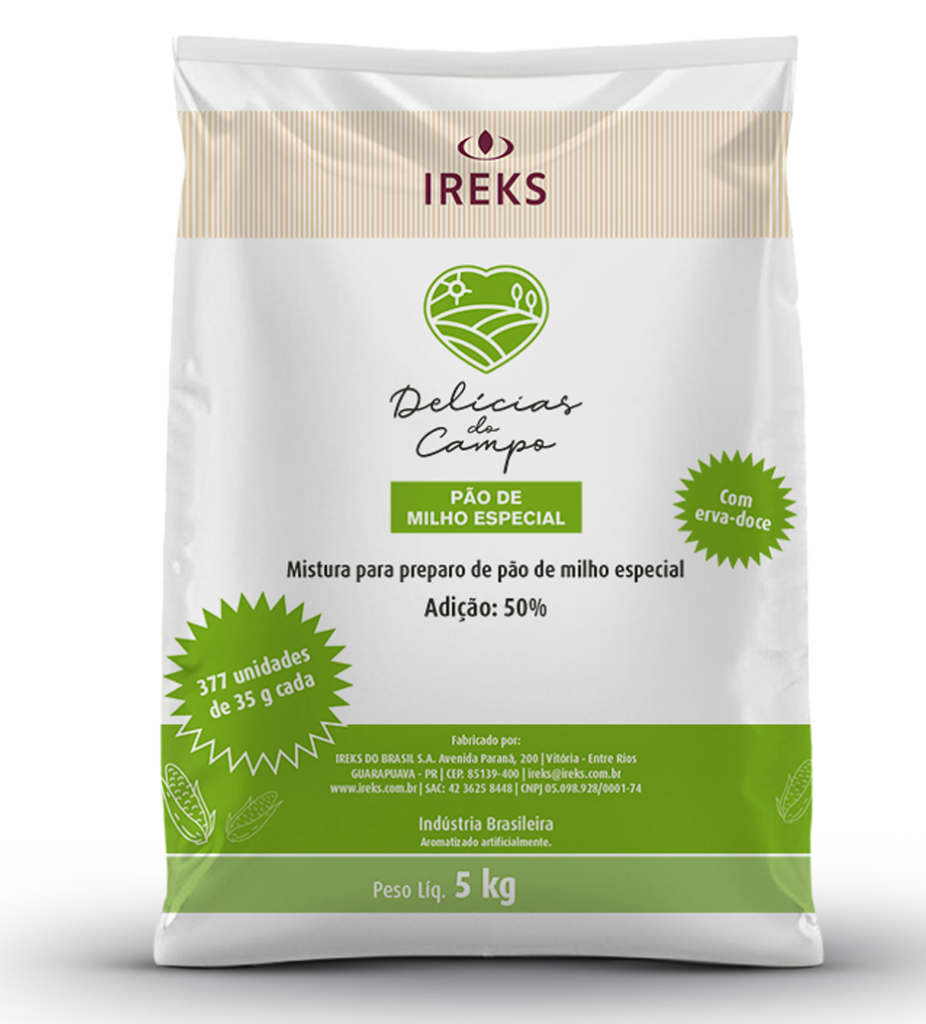 PAO DE MILHO ESPECIAL C50 SACO 5KG IREKS