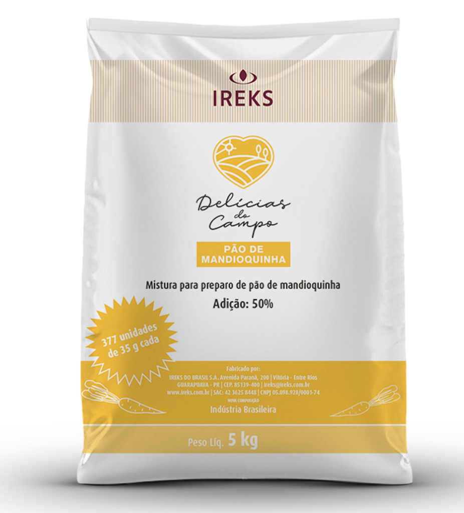 PAO DE MANDIOQUINHA C50 SACO 5KG IREKS