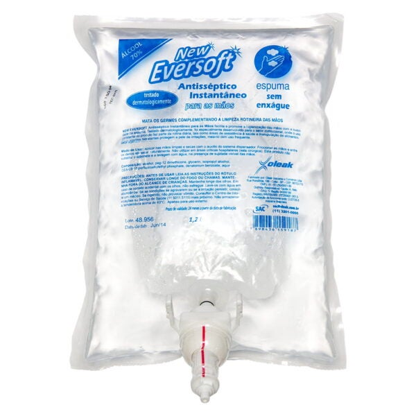 SANITIZANTE INST ESPUM NEW EVRSFT 1200ML OLEAK