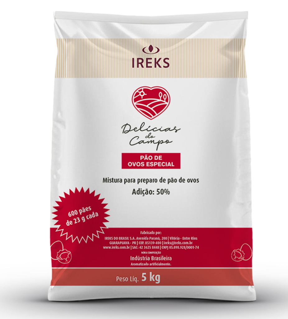 PAO DE OVOS ESPECIAL C50 SACO 5KG IREKS