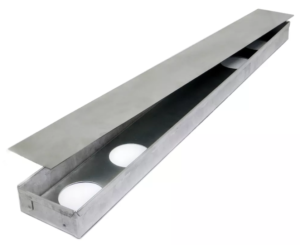 FORMA CALHA RETANGULAR ALUMINIO 45X5CM DOUPAN