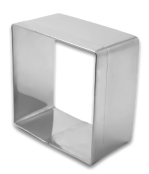 ARO CORTADOR QUADRADO LISO INOX 9,8X4CM DOUPAN