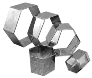 JOGO CORTADOR SEXTAVADO INOX C/5 DOUPAN