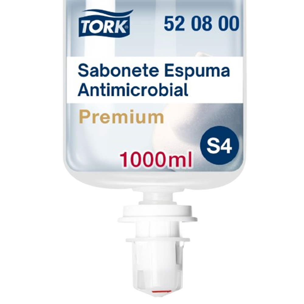 SAB ESPUMA ANTIMICR 1000ML 520800 TORK