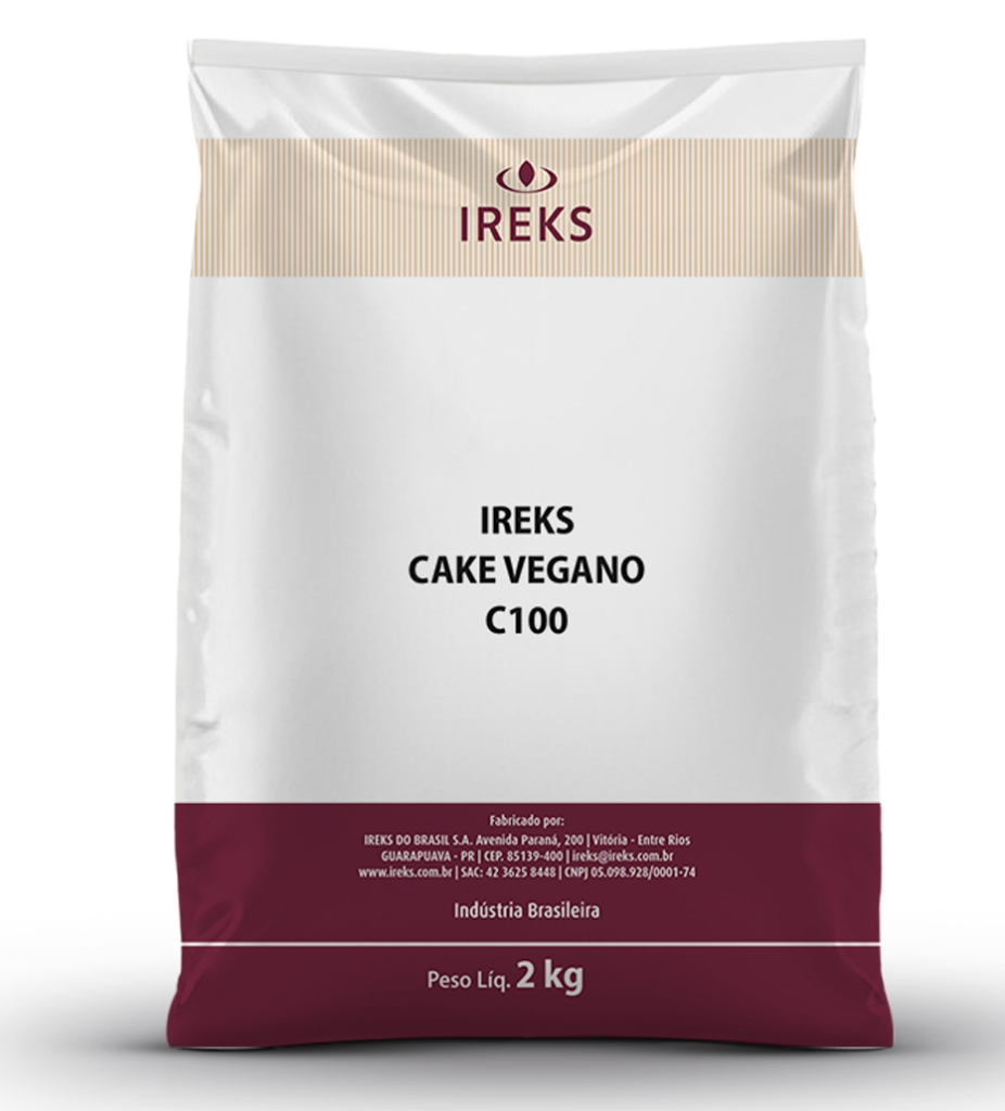 BOLO CAKE VEGANO SACO 2KG IREKS
