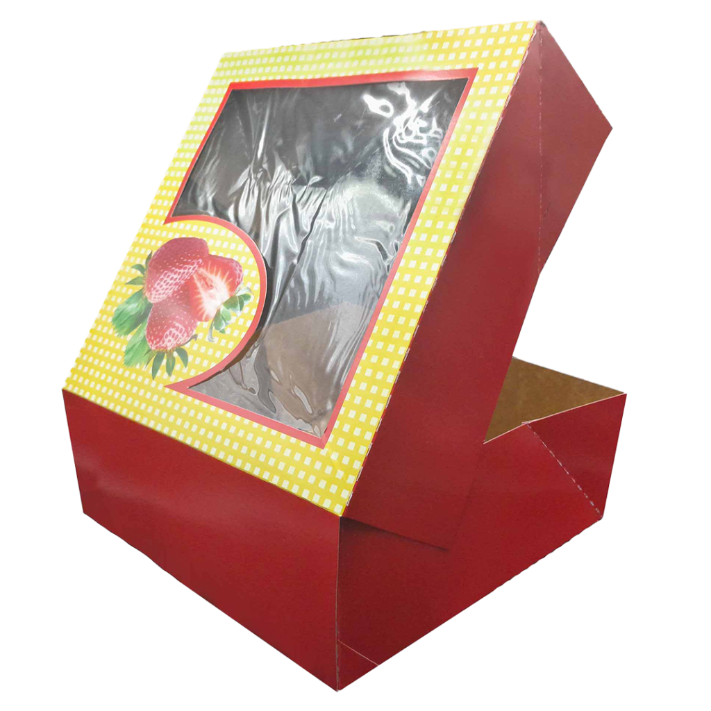 CX TORTA MORANGO C/VISOR C/100 (IP21) IP EMBALAGENS