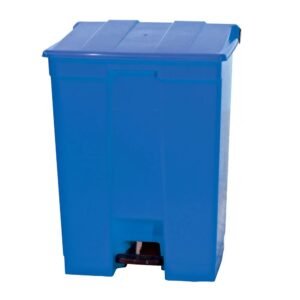 LIXEIRA 60L PLAST C/PEDAL AZ CP60AZ BRALIMPIA