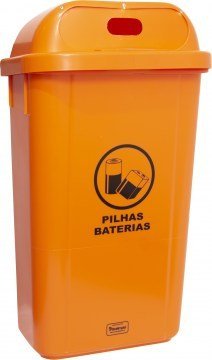 LIXEIRA 50L C/SUP C/ADESIVO LJ LX5FLJ BRALIMPIA