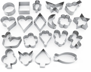 JOGO PETIT FOUR INOX C/20 PEÇAS DOUPAN