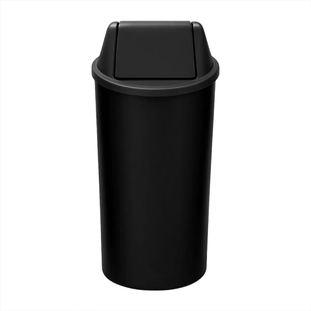 CESTO 23L PR C/TP BASC MVCS51PR BRALIMPIA