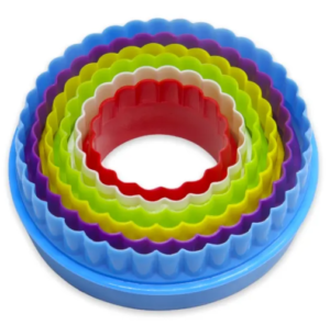 JOGO CORTADOR RED LISO/CRESPO PLAST C/6 DOUPAN