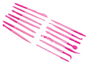 KIT ESTECAS PLASTICO C/14 ITENS DOUPAN