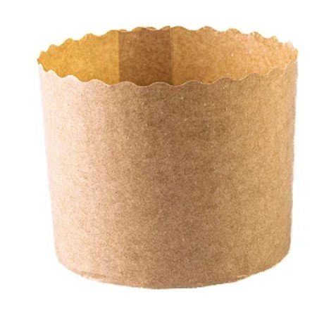 FORMA PANETONE 70X60 LISA 100G C/100 UN ECOPACK