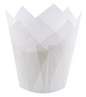TULIPA CUPCAKE 150X50 BRANCA C/200 UN ECOPACK