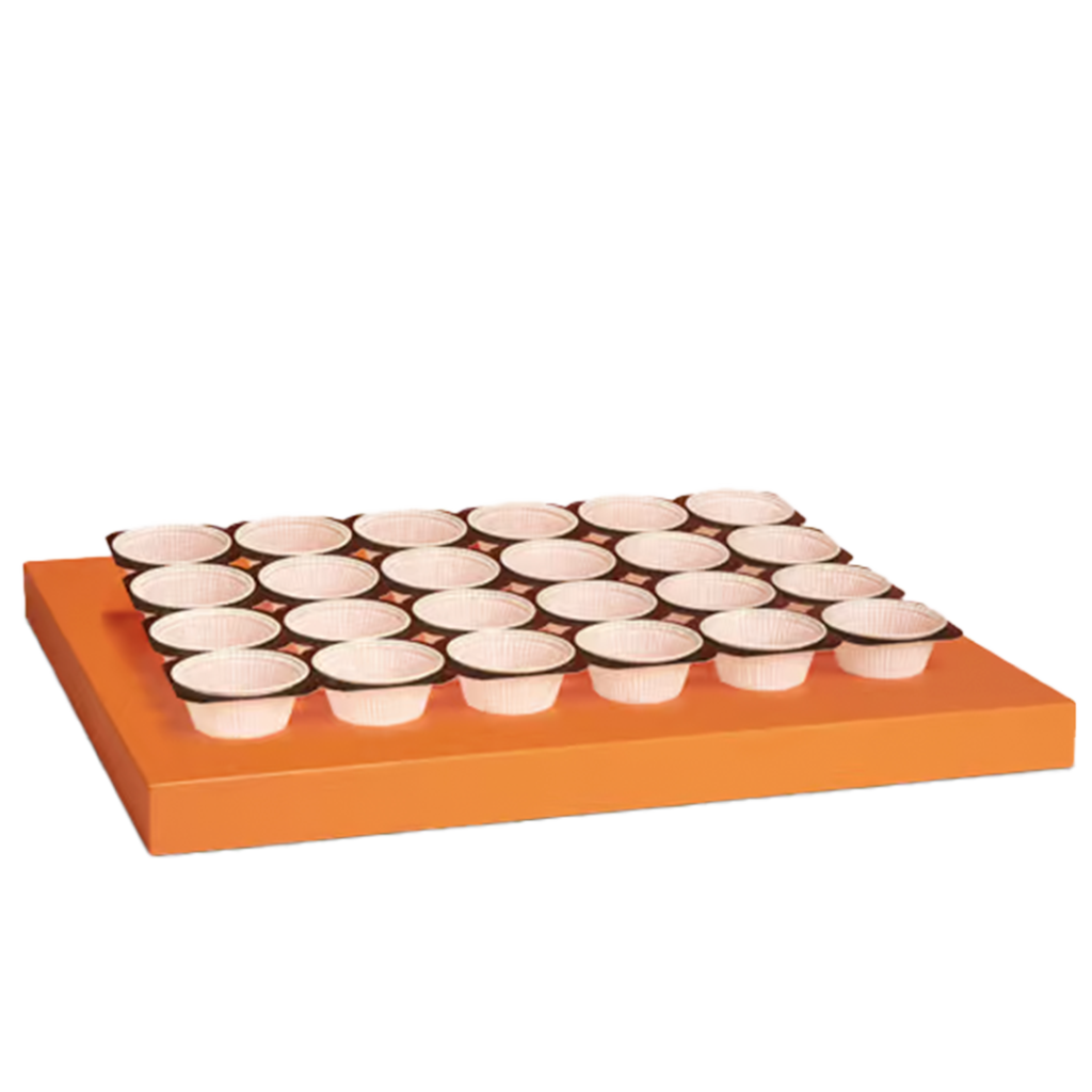 BANDEJA MUFFIN 40X60 BR 24 CAV C/100 UN ECOPACK