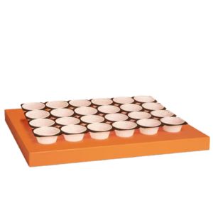 BANDEJA MUFFIN 40X60 BR 24 CAV C/100 UN ECOPACK