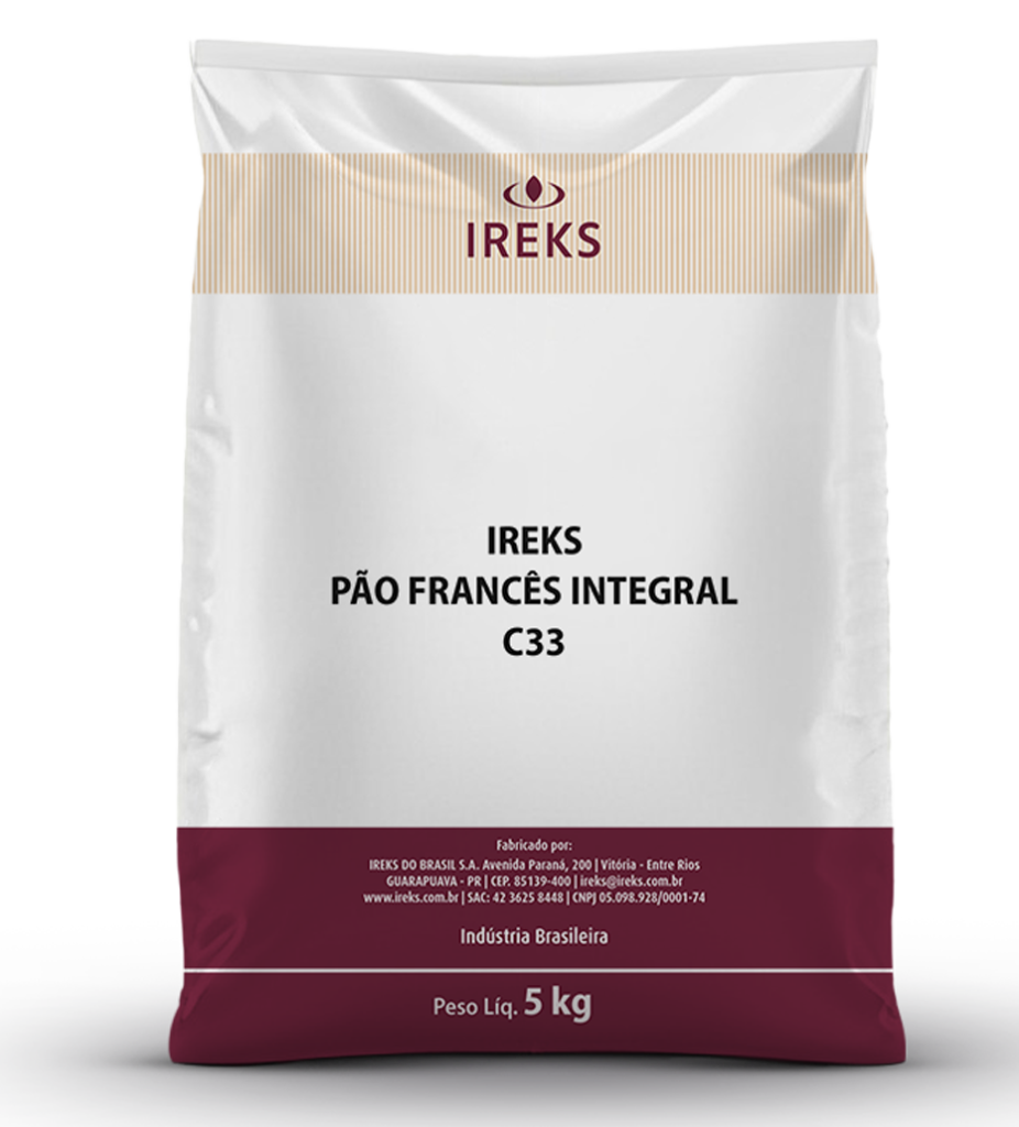 PAO FRANCES INTEGRAL MM C33 SACO 5KG IREKS
