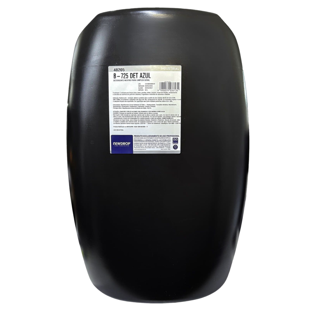 DETERG NEUTRO B-725 AZUL 50L NEWDROP