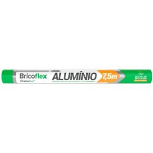 PAPEL ALUMINIO 45CMX7,5M C/12UN BF50004 BRICOFLEX