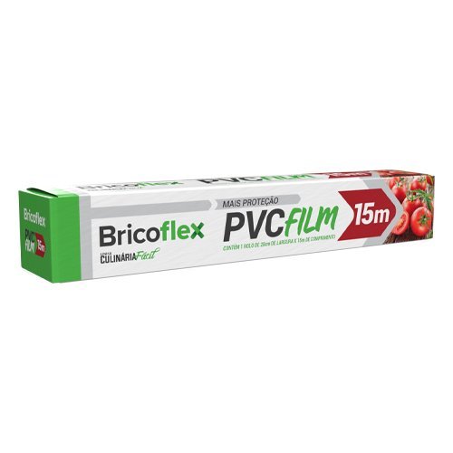 FILME PELICULA PVC 28CMX15M C/25UN BRICOFLEX