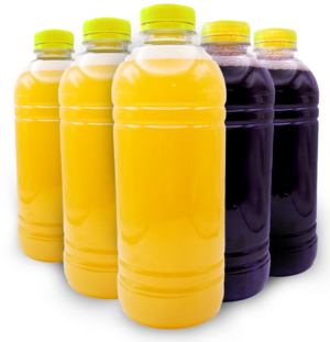 GARRAFA TRANSP RED 1000ML C/TP AM C/100 BRAGO