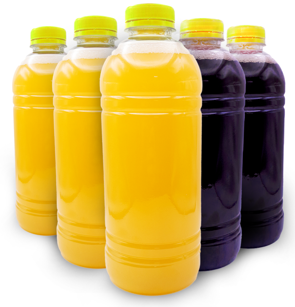 GARRAFA TRANSP RED 1000ML C/TP AM C/100 BRAGO