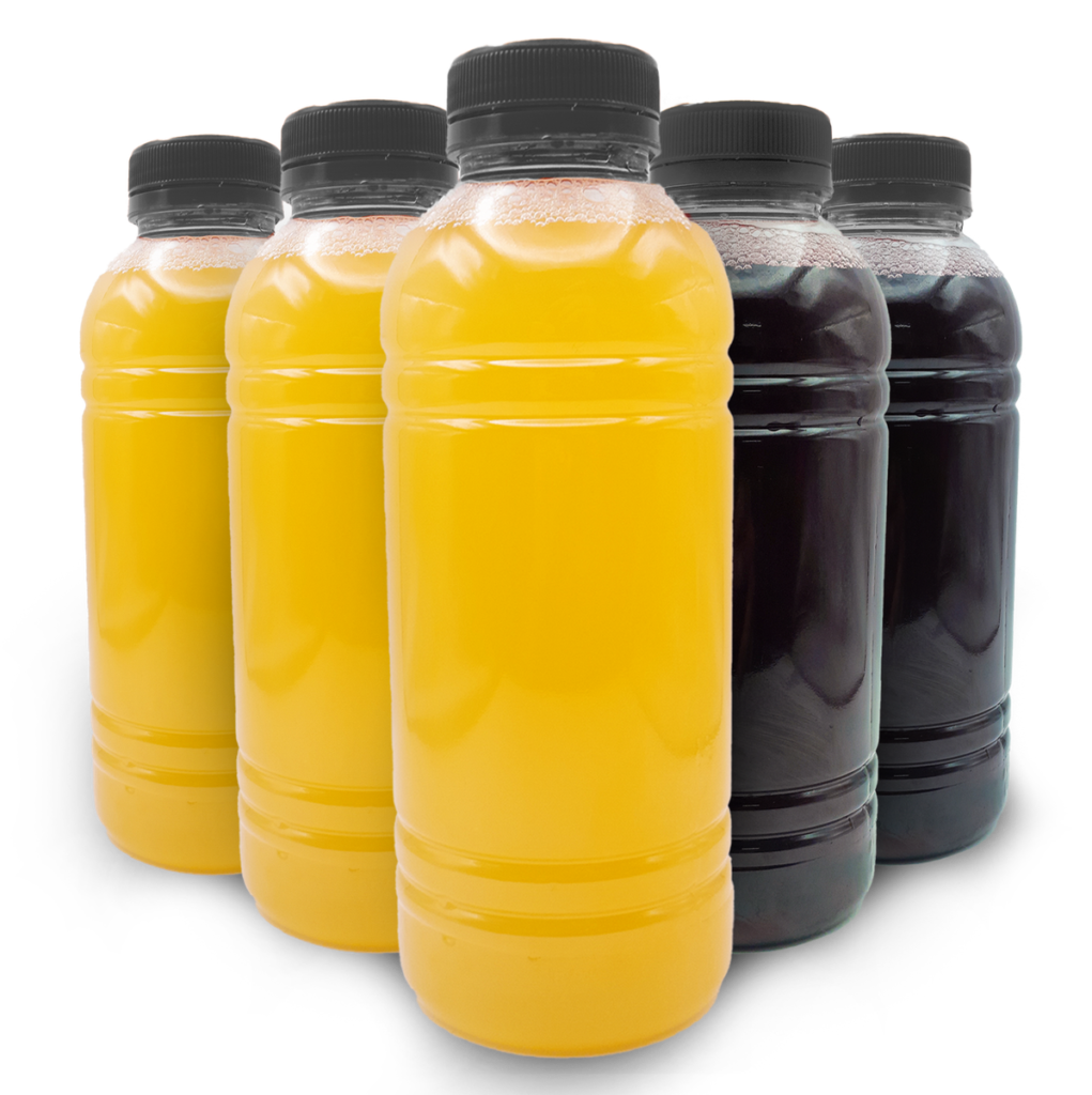 GARRAFA TRANSP RED 500ML C/TP PT C/100 BRAGO