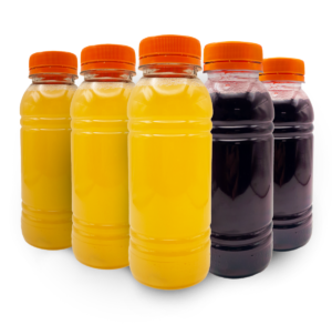 GARRAFA TRANSP RED 300ML C/TP LJ C/100 BRAGO
