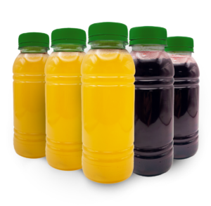 GARRAFA TRANSP RED 300ML C/TP VD C/100 BRAGO