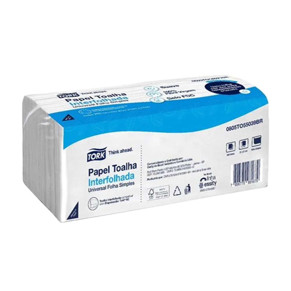 PAPEL TOALHA INT UNIV FS 16X260 55039BR TORK