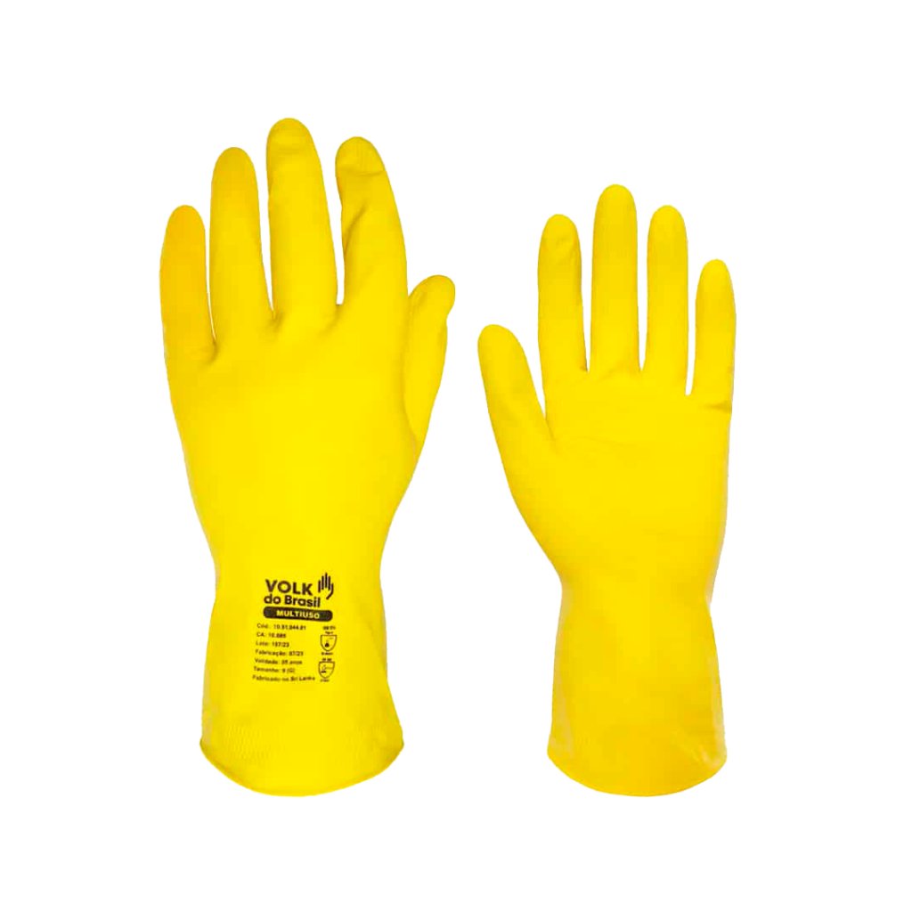 LUVA LATEX MULTIUSO SLIM AM P VOLK VOLK