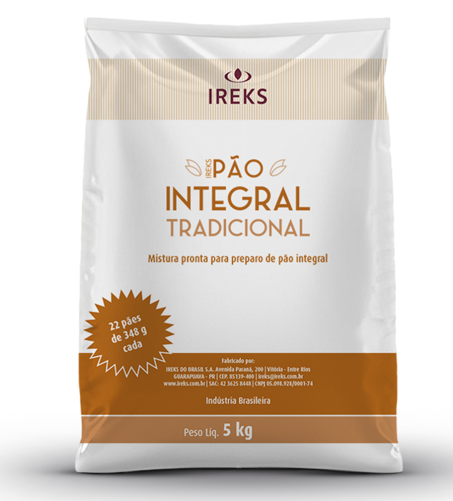 PAO INTEGRAL TRADICIONAL C100 SACO 5KG IREKS