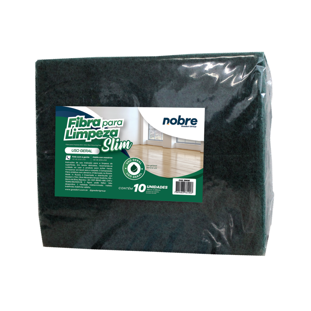 FIBRA LIMP GERAL VERDE 98X229 SLIM C/10 NOBRE