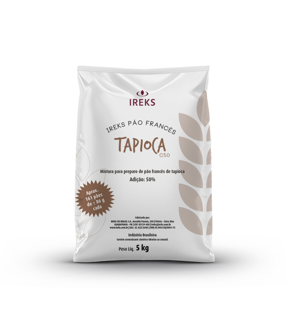 PAO FRANCES TAPIOCA C50 SACO 5KG IREKS