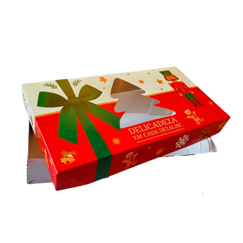 CAIXA DOCE/SALG NATAL C/VISOR C/50 IP EMBALAGENS