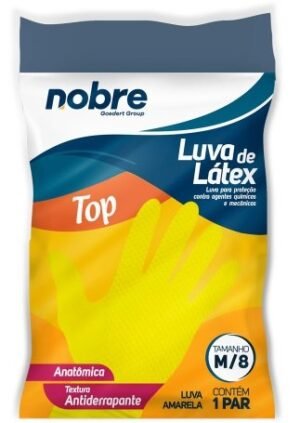 LUVA LATEX TOP ML AM M NOBRE NOBRE