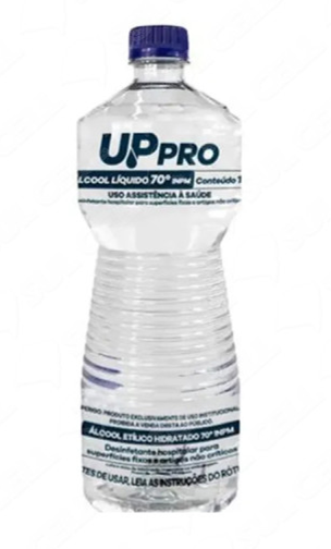 ALCOOL LIQ 70% HOSPITALAR 1L UPPRO NOBRE