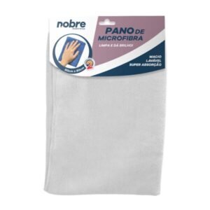 PANO MICROFIBRA SLIM 60X80CM BC C/2UN NOBRE