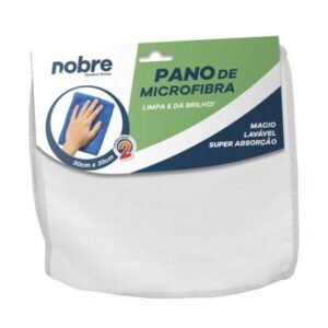 PANO MICROFIBRA SLIM 30X30CM BC C/2UN NOBRE