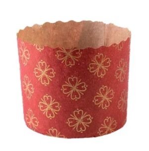 FORMA PANETONE 70X60 VERM 100G C/100 UN ECOPACK
