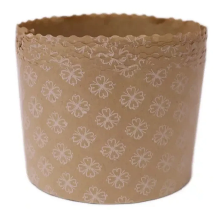 FORMA PANETONE 134X95 MARR 500G C/100 UN ECOPACK