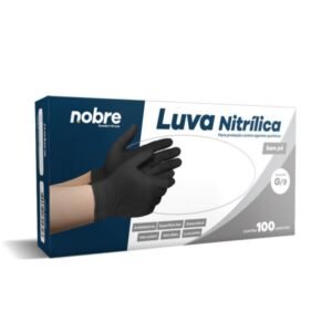 LUVA NITRILICA S/PO G PT C/100 NOBRE