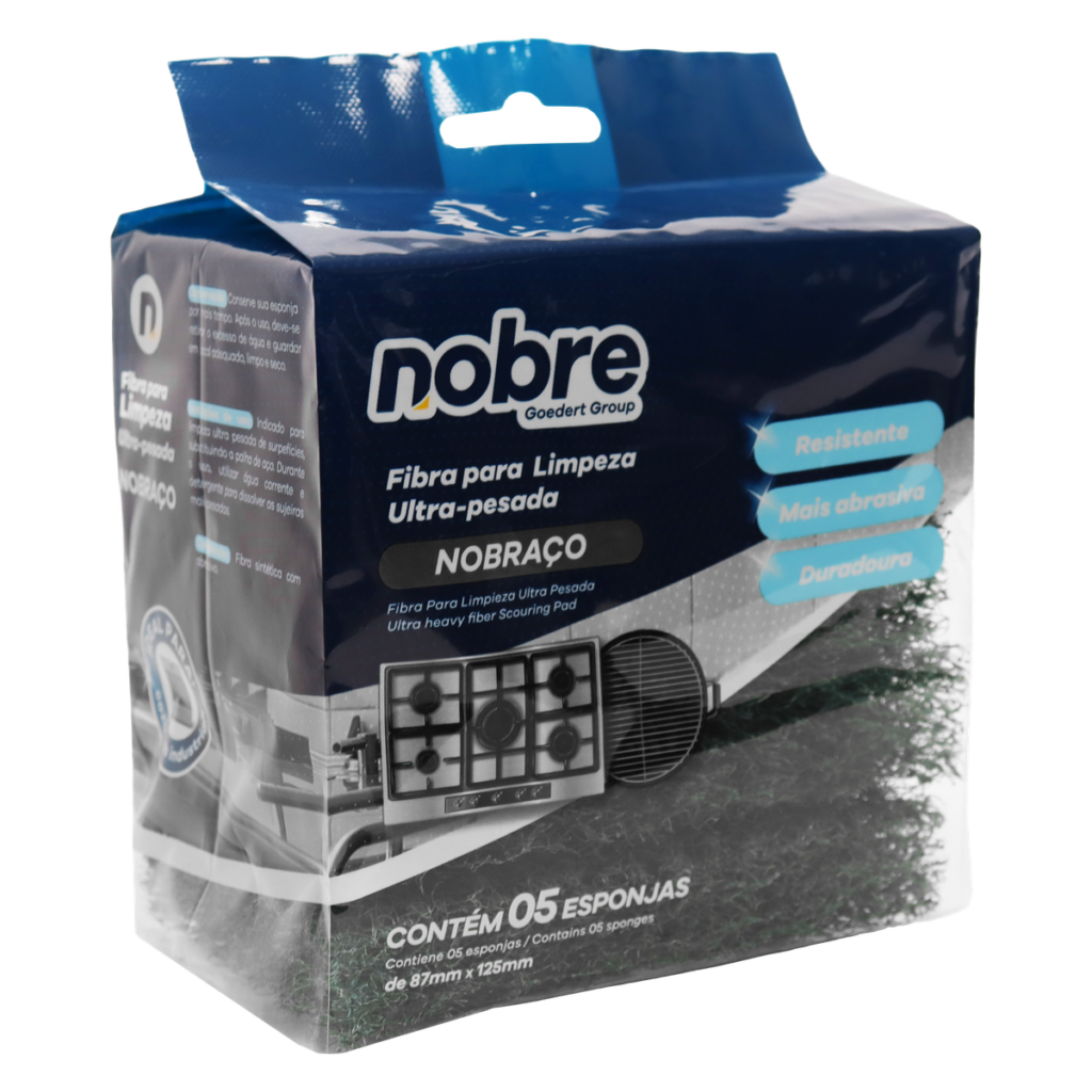 FIBRACO LIMP ULTRA PESADA 87X125 C/5 NOBRE